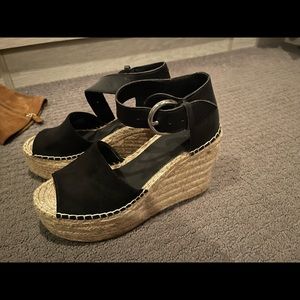 Marc Fisher Espadrille platform wedge